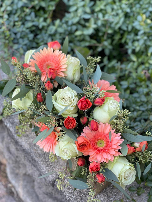 Long Floral Centerpiece set of 6- Fresh Flowers