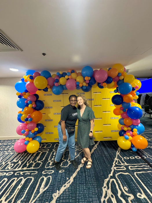 Corporate Backdrop Balloon Garland