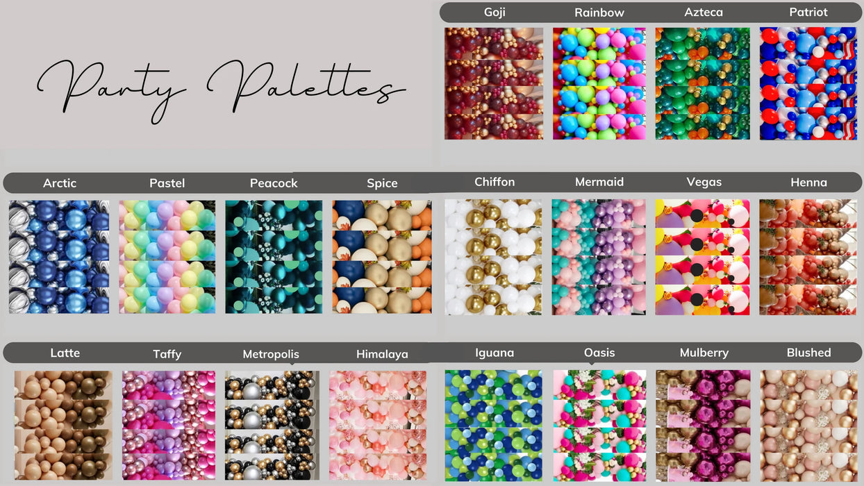 8x8 Indoor Classic Balloon Arches