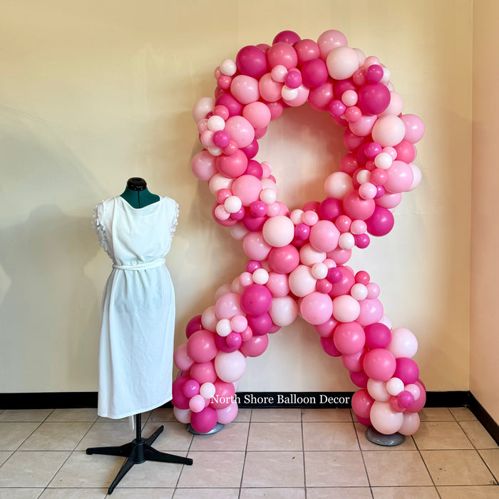 Breast Cancer Ribbon Sculpture