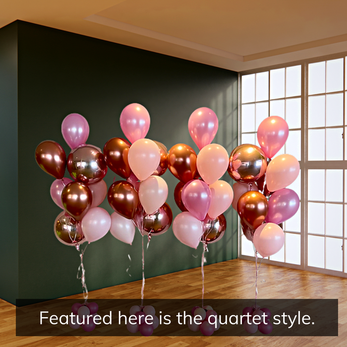 QUARTET Helium Balloon Bouquets