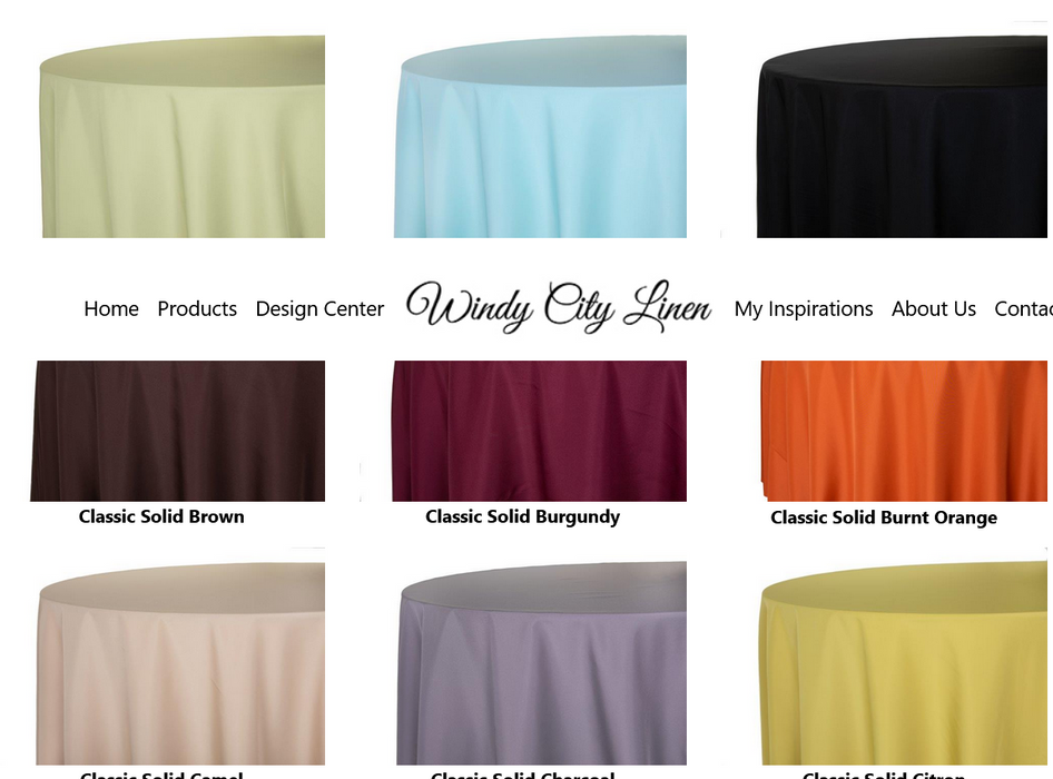 Windy City Linens Tablecloths/Napkins/Runners