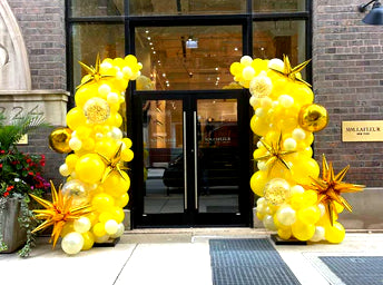 Yellow Starburst Columns