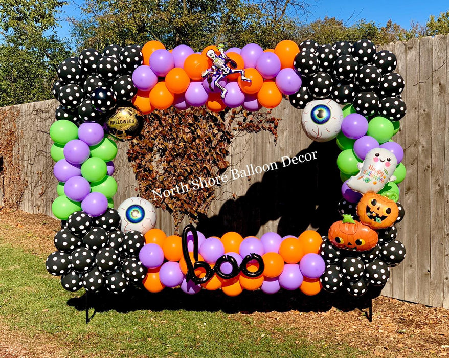 "Boo!" Eyeball & Skeleton Halloween Picture Frame 8x10