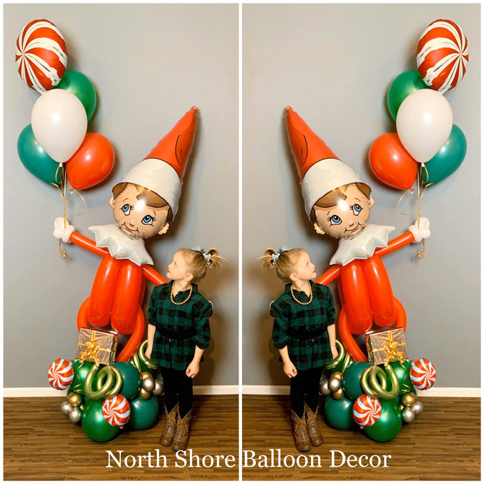 Giant Elf on the Shelf Sculpture