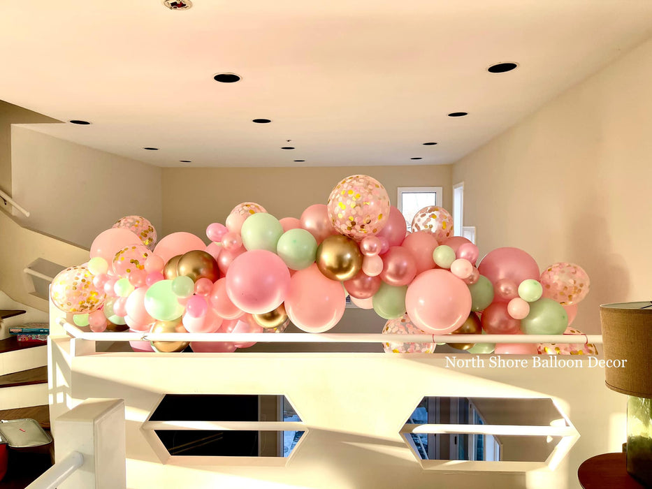 Springtime Organic Garland with Confetti