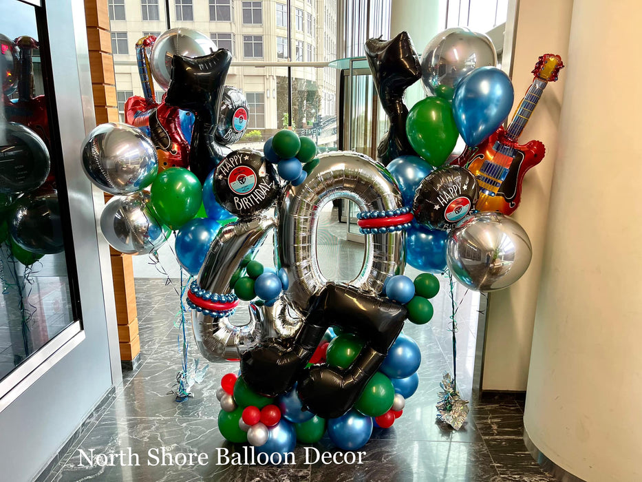 Rock & Roll 40th Birthday Display