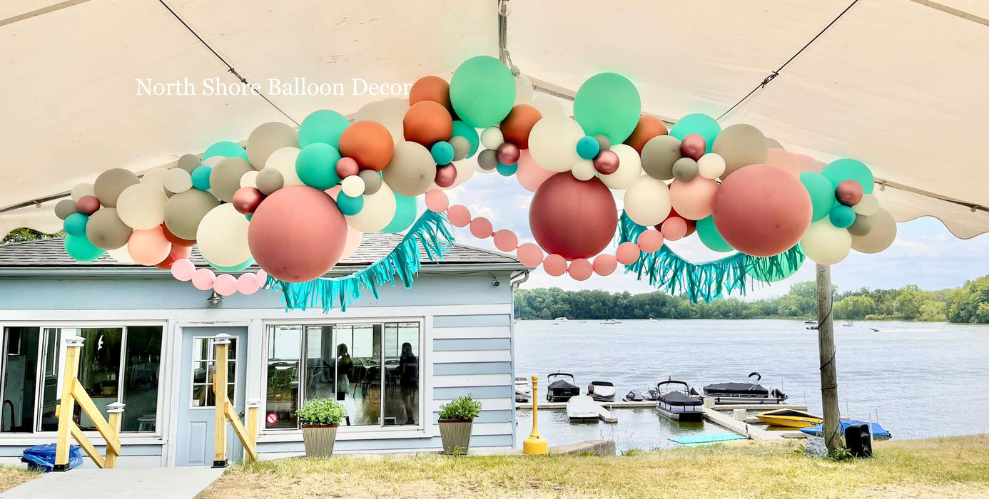 Boho Lake House Party Hanging Fringe & Beads Garland