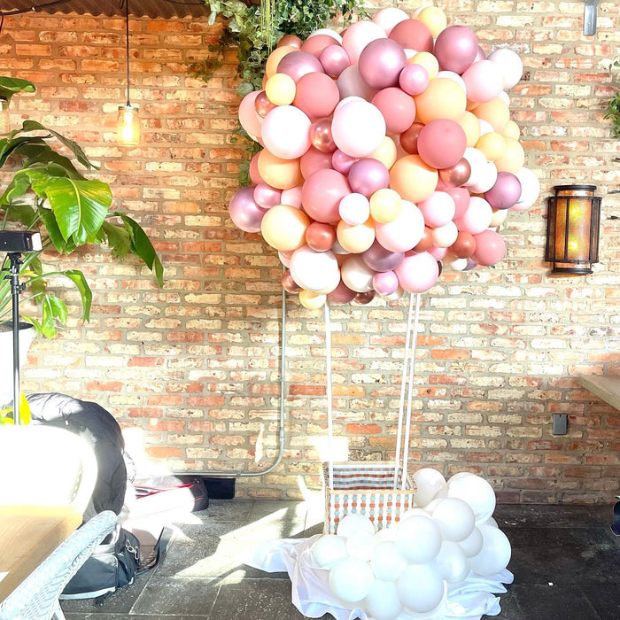 Rising First Birthday Hot Air Balloon