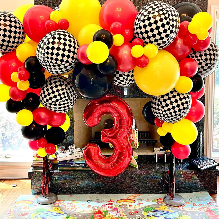 Racing 3rd Birthday Tassel Garland
