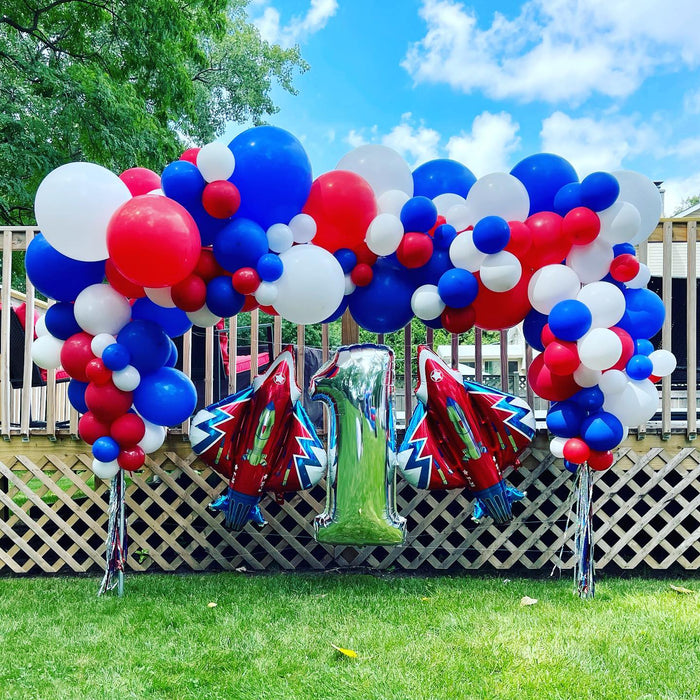 Blast Off First Birthday Tassel Garland