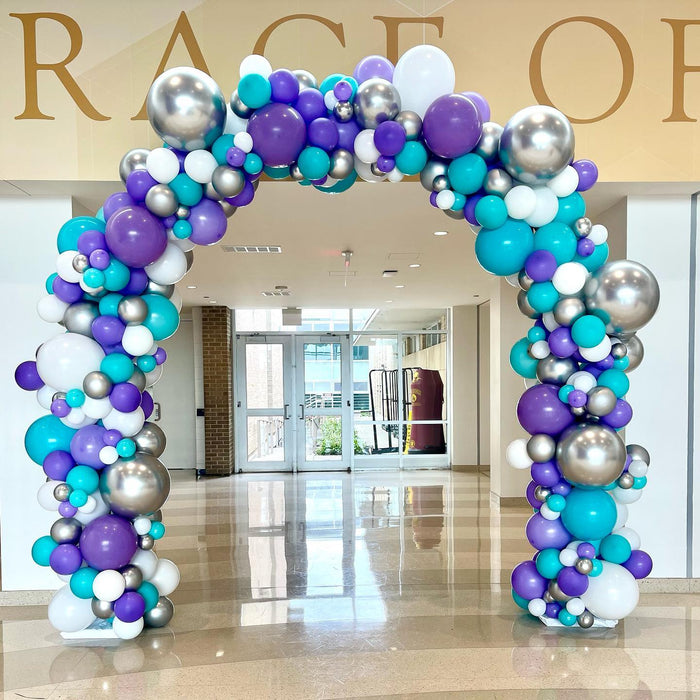 Skyward Corporate Launch Organic Balloon Arch