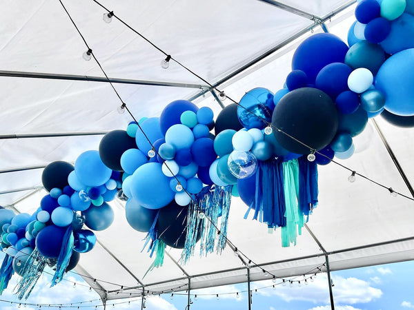 Engagement balloon decor