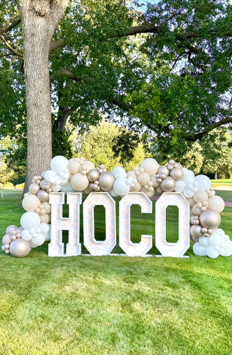 Hoco Light up Letter Photo Op
