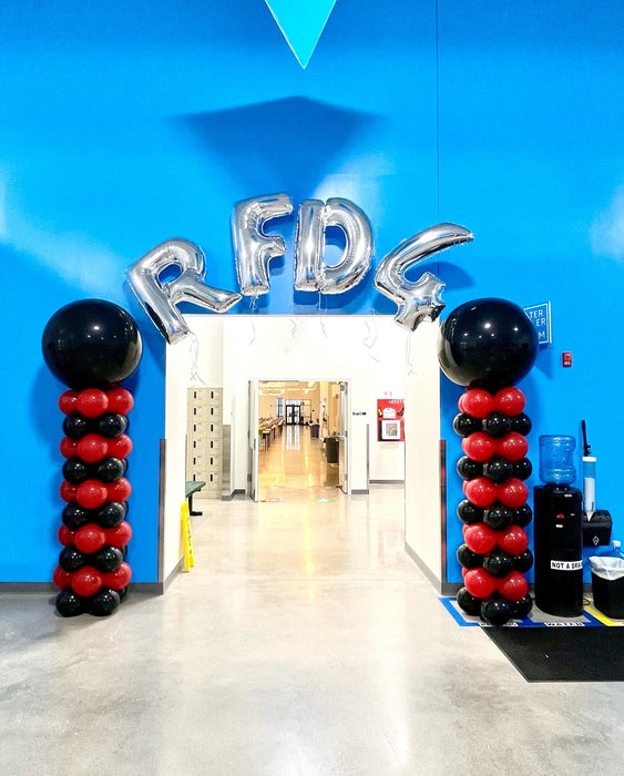 Employee Appreciation Classic Balloon Arch, Columns & Letters