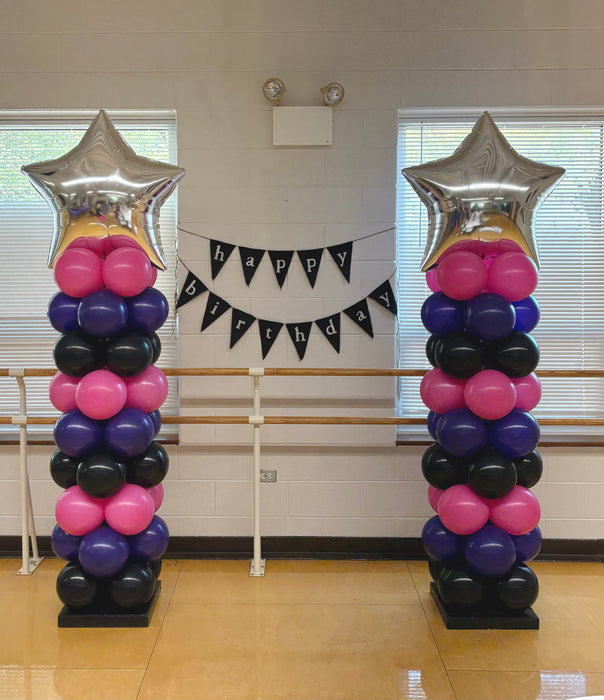 Birthday Star Columns