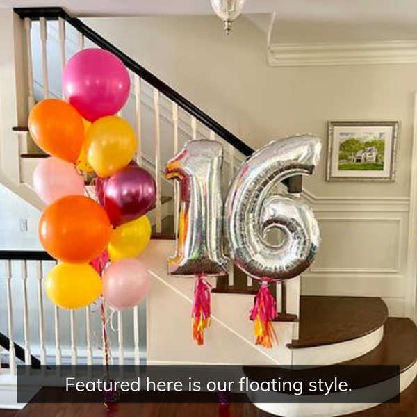 FLOATING Mixed Size Dozen and Tassel Numbers