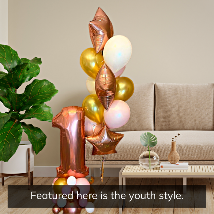YOUTH Helium Balloon Bouquets