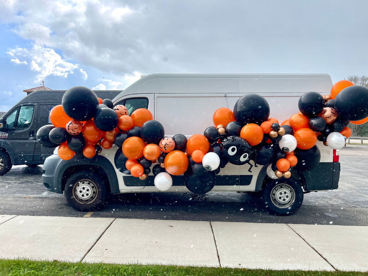$650 Balloon Spider and Garland 15 foot Deluxe
