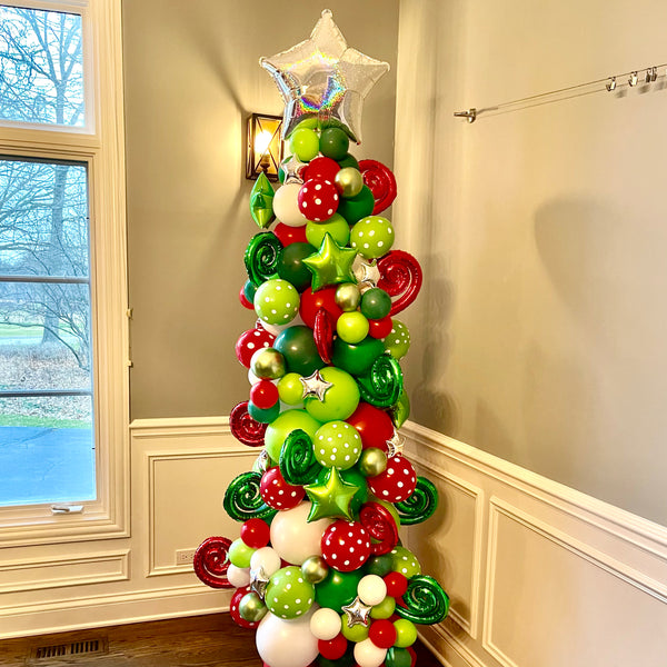 Christmas Tree Balloon Sculpture