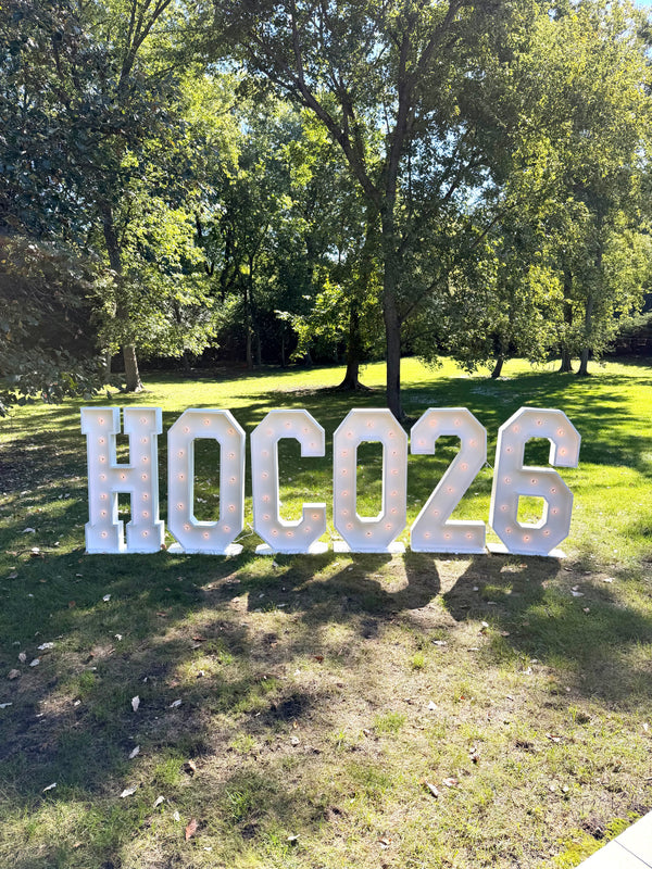$450 Hoco Light up Letter