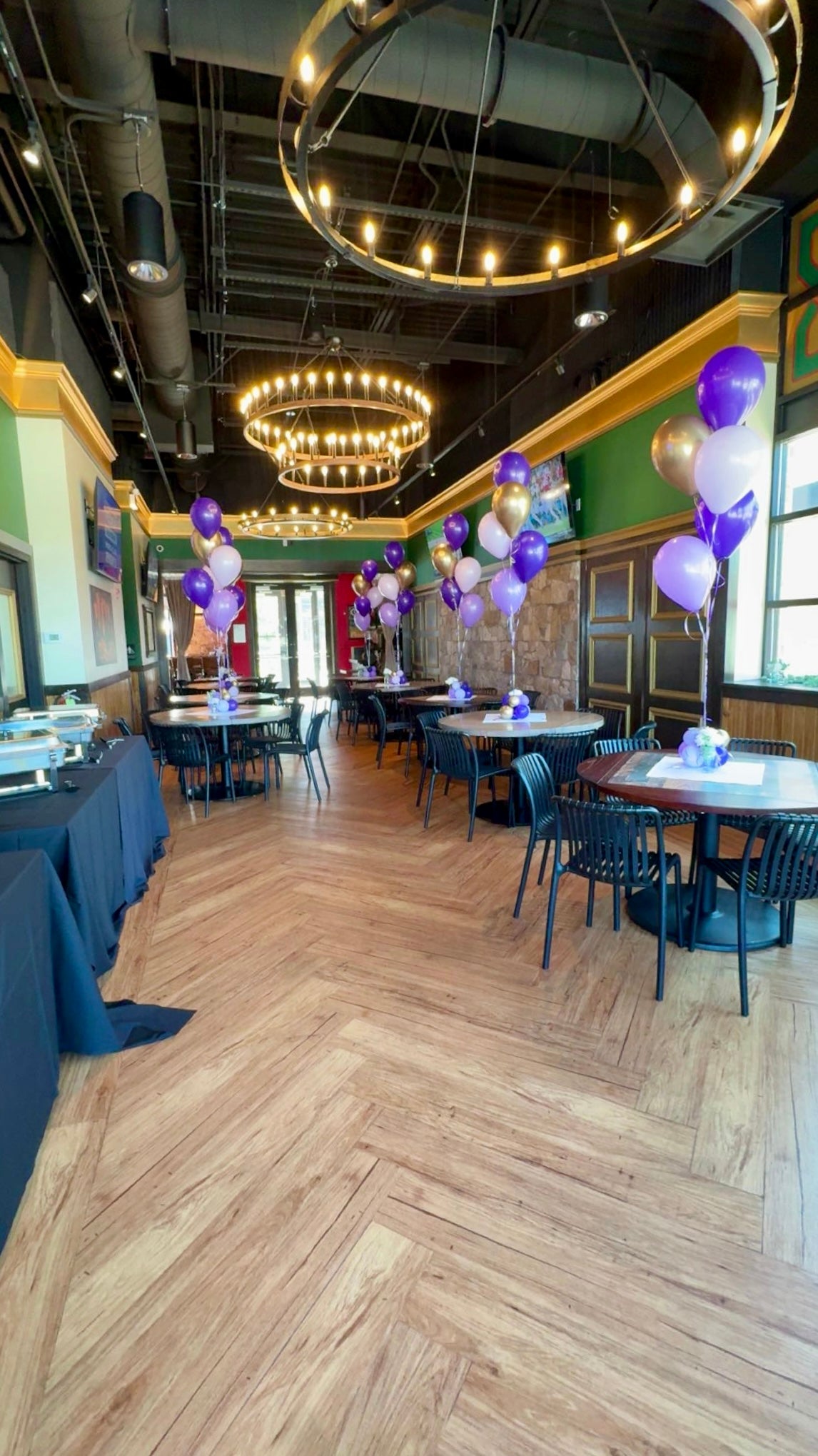 Purple Helium Balloon Bouquets