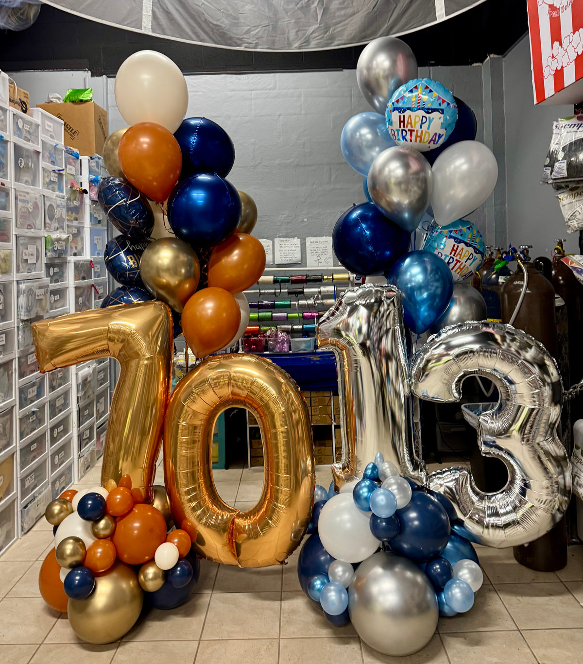 Large Number Helium Balloon Bouquets