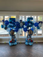 Sonic Themed Children's 5th Birthday Table Centerpieces, Photo Op, Bouquets