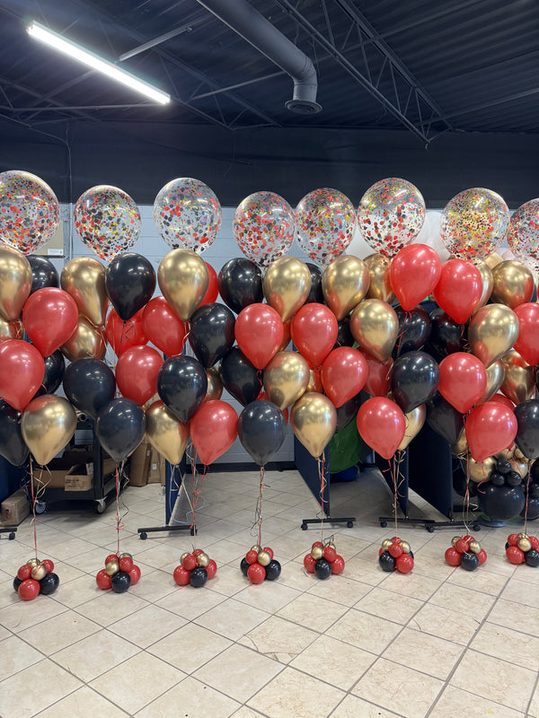 Corporate School Helium Confetti Bouquet