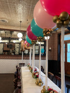 Bright Helium Tassel Balloons for Birthday Party