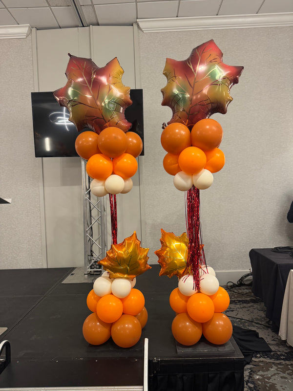 $125 Fall Balloon Column