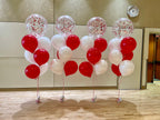 $175 Deluxe Corporate Confetti Helium Bouquet