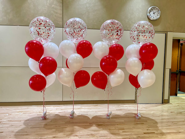 Corporate Confetti Helium Bouquets