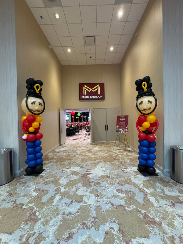 Nutcracker Balloon Columns