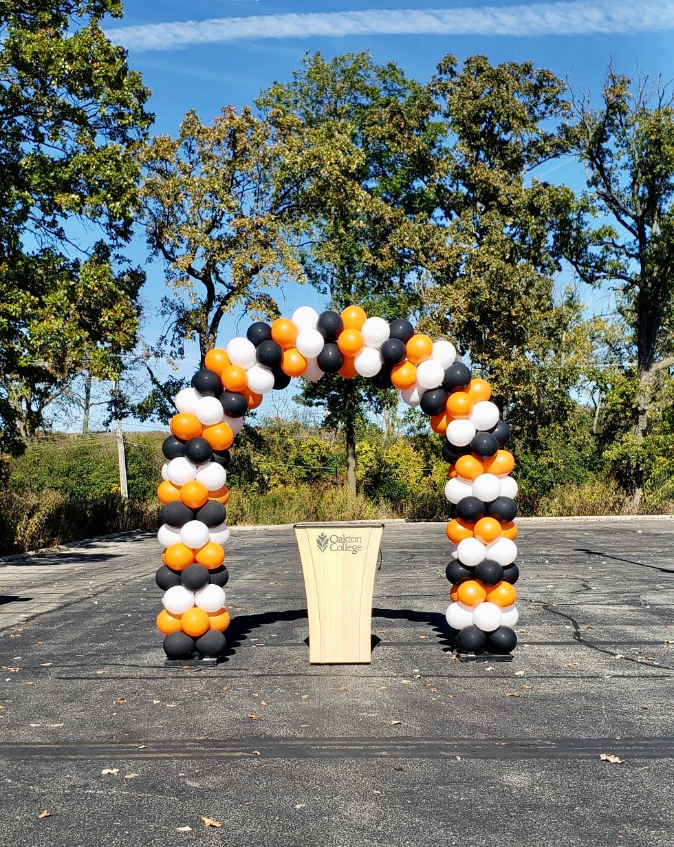 $450 Halloween Balloon Arch 8x8
