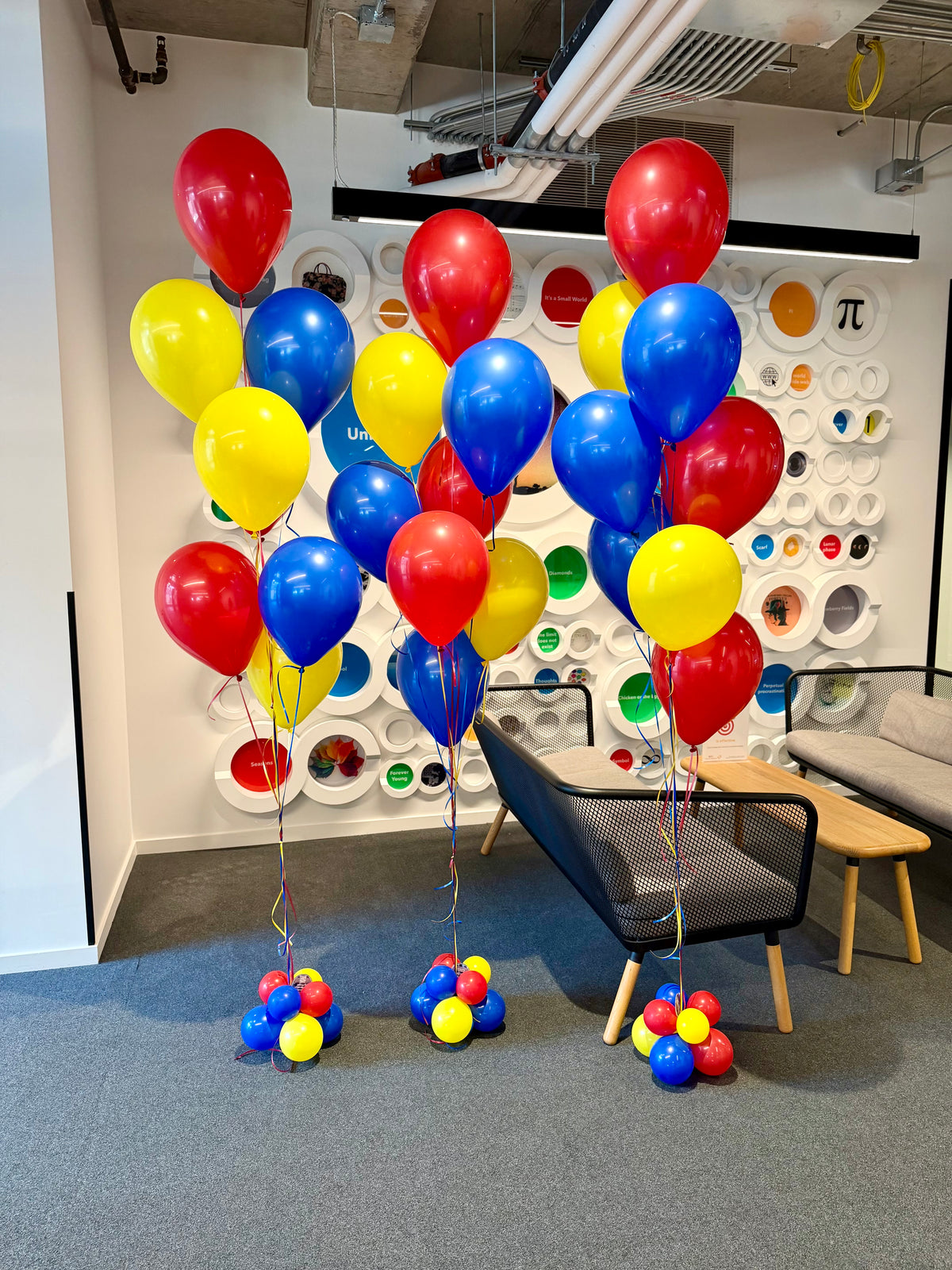 Bright Helium Balloon Bouquet of 8
