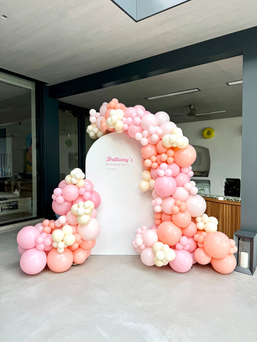 Beach Bridal Backdrop Balloons