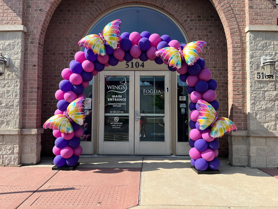 Butterfly Balloon Arch