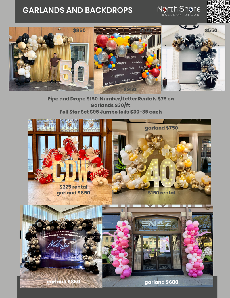 Balloon Garland Pricing