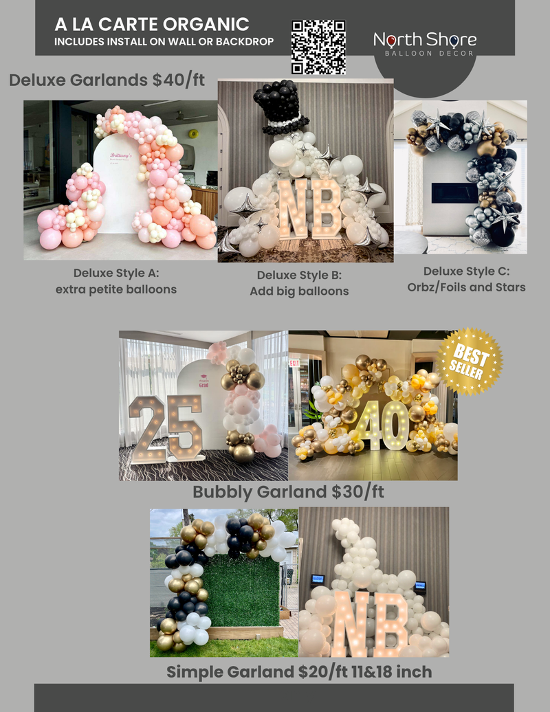 Balloon Garlands & Columns