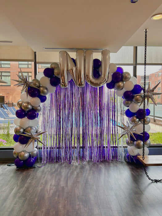 Graduation Arch Fringe Backdrop