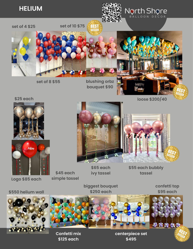 Helium Balloon Bouquets