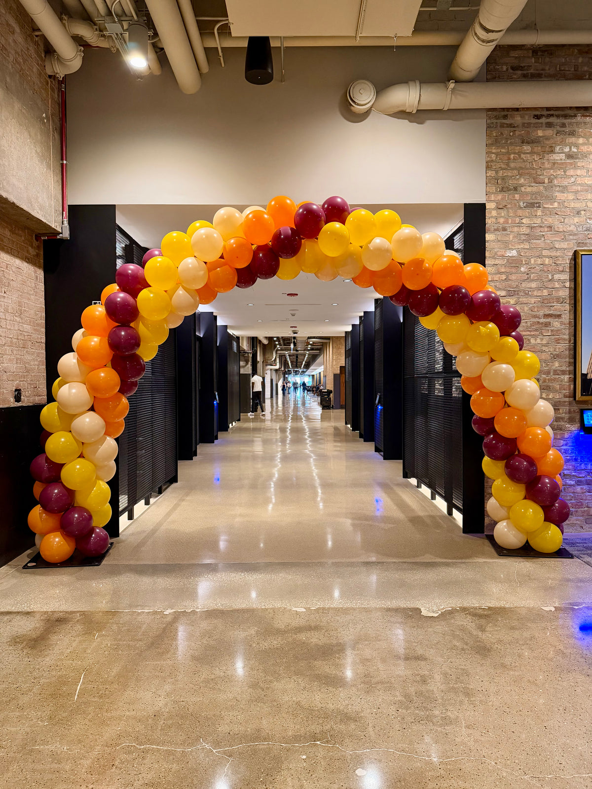 Corporate Fall Balloon Arch