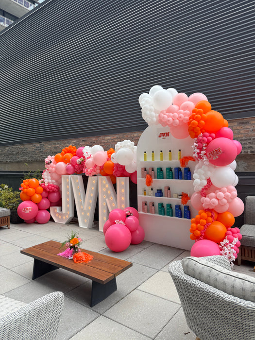 Treat Wall Balloon Garland and Marquee Letters