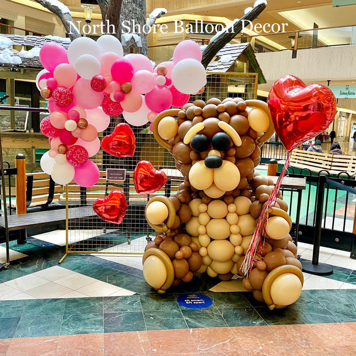 Valentine's Day Bear & Heart Garland
