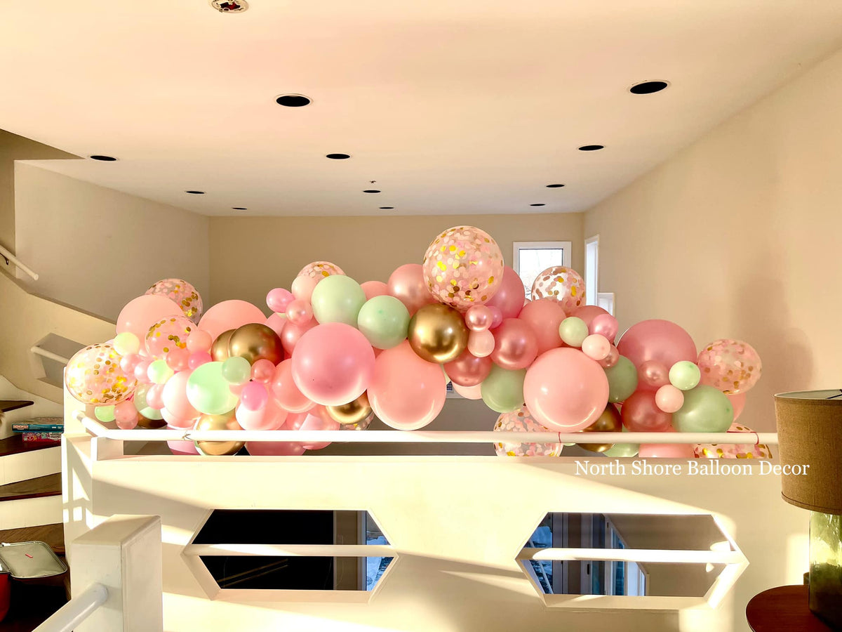 Springtime Organic Garland with Confetti