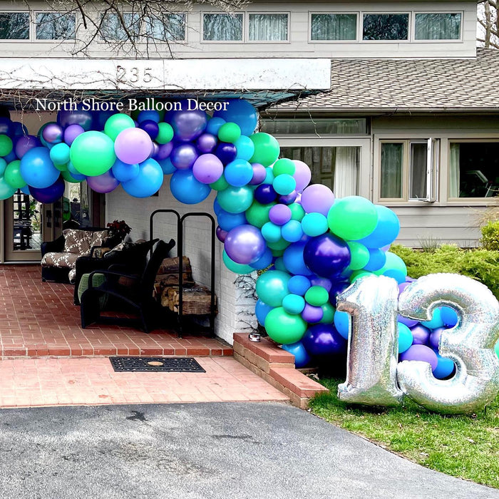 Exciting 13th Birthday Garland with Oversized Numbers