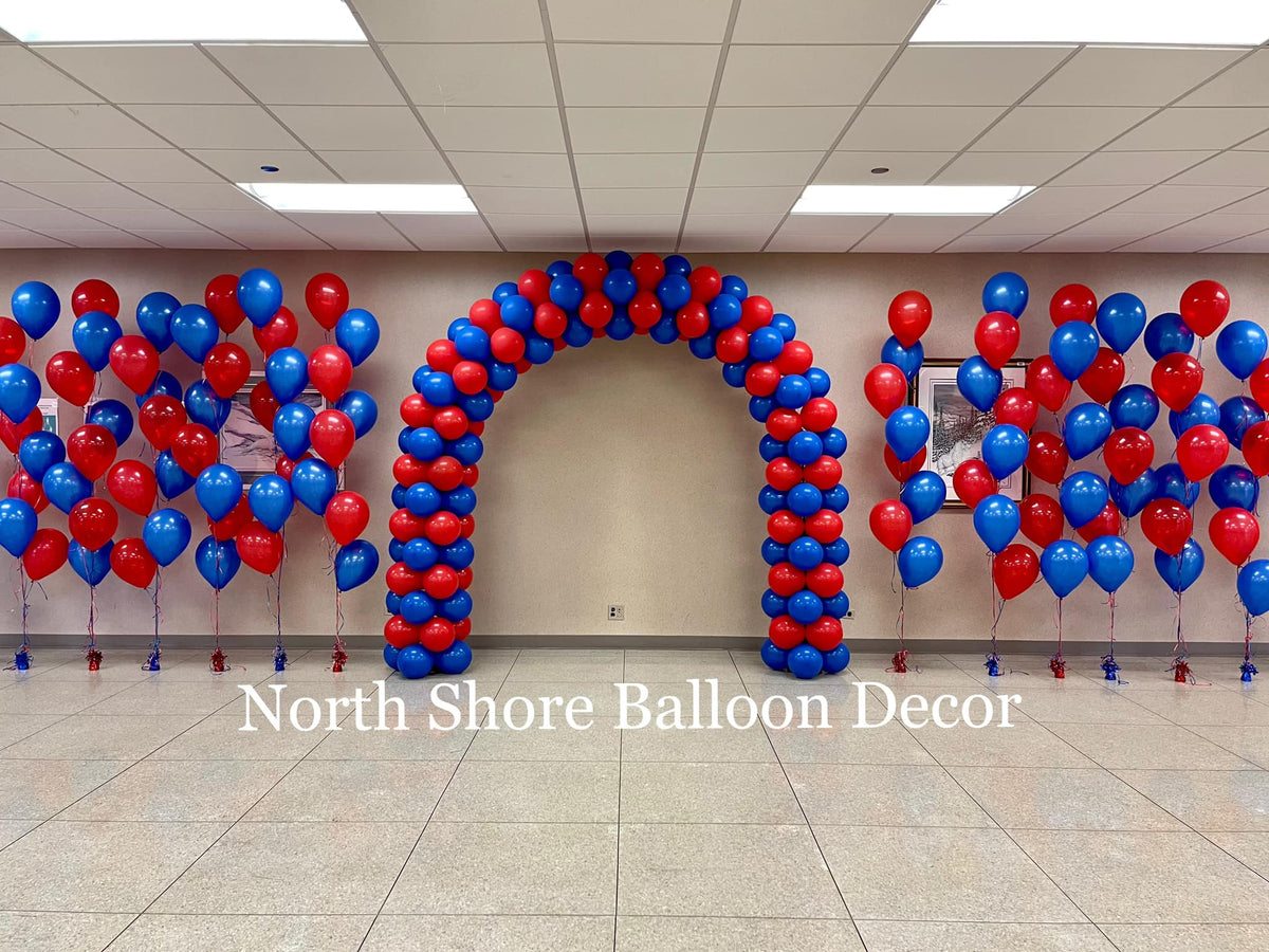 Outdoor Classic Yard Balloon Arches — North Shore Balloon Decor