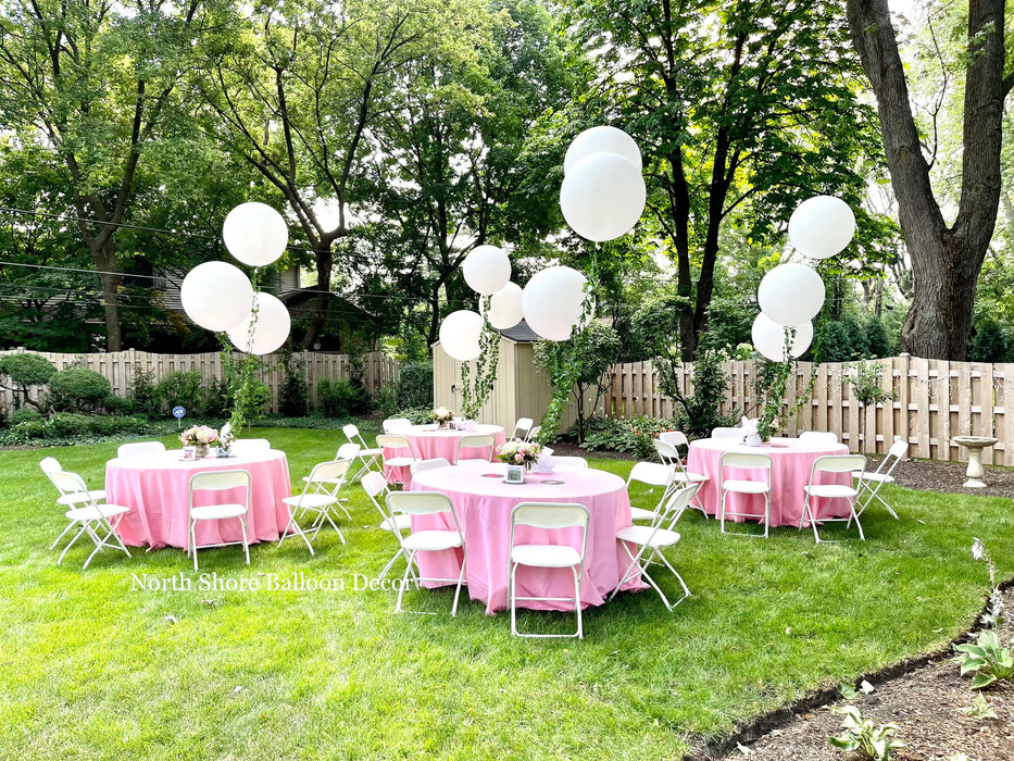 Darling Shower Table Helium Centerpieces with Vines
