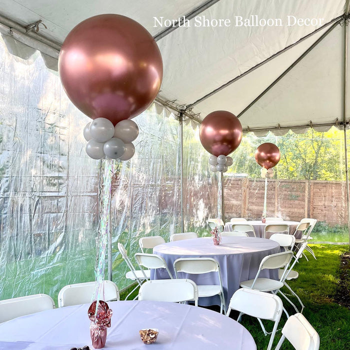 Airy Shower Party Tent Rental Table Centerpieces